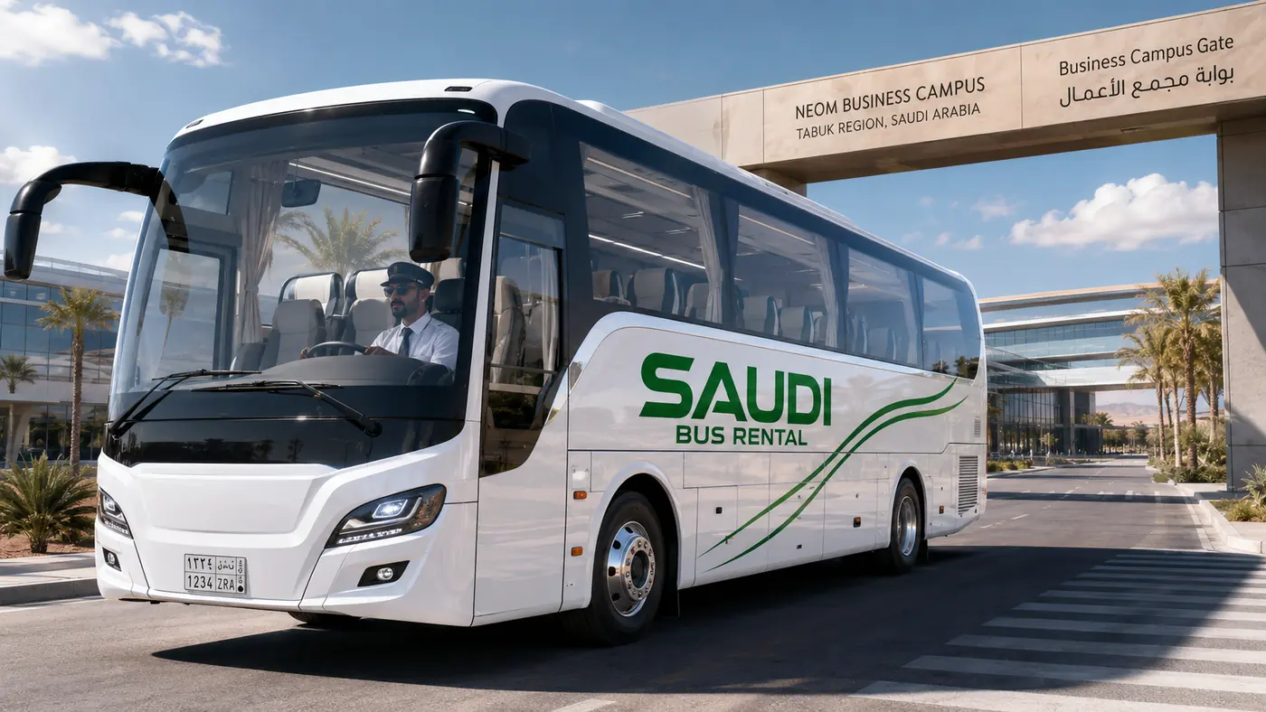 Luxury Staff Coach Rental Saudi Arabia image for Saudi Bus Rental