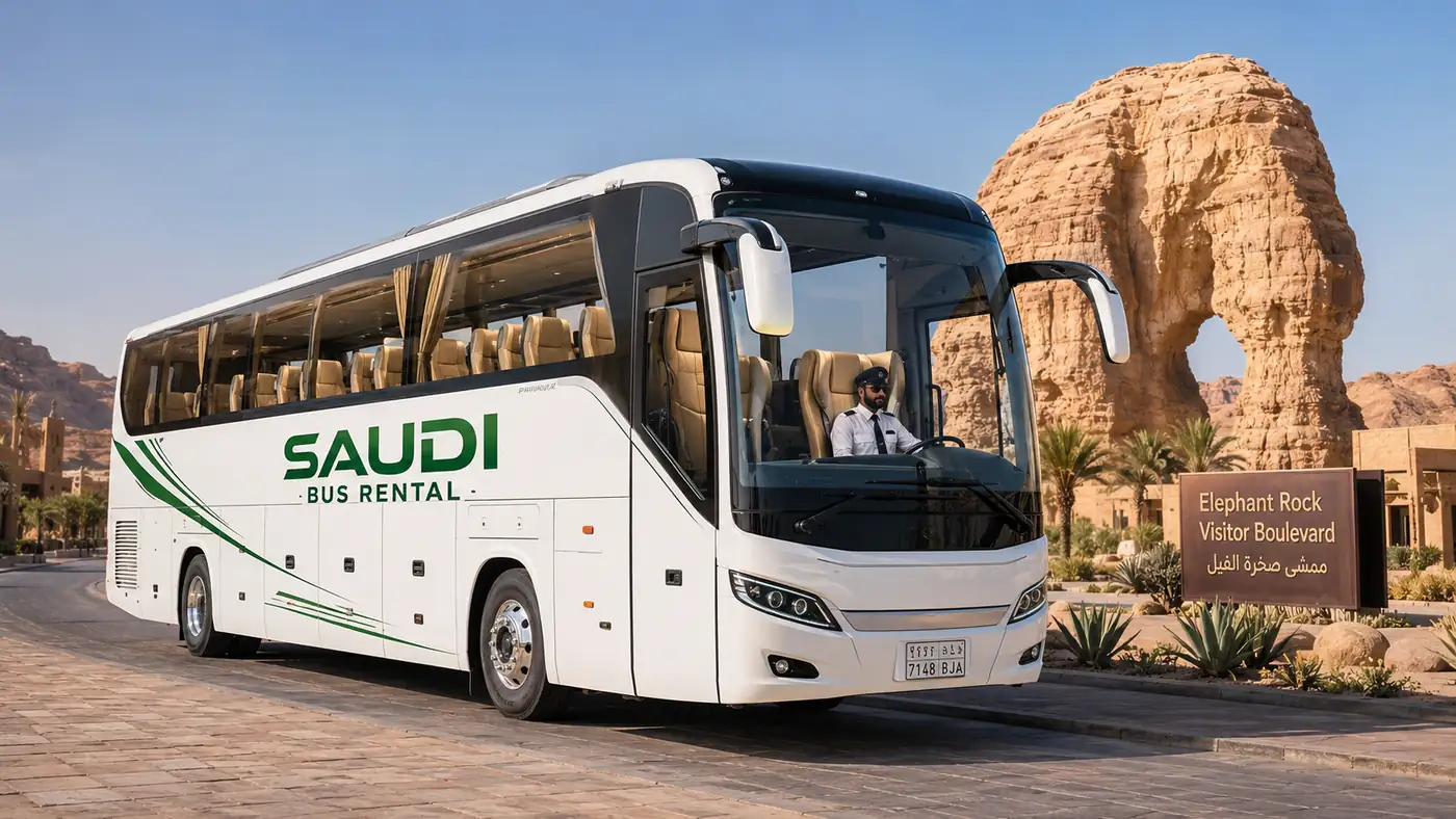 Luxury Tourist Bus Rental Saudi Arabia image for Saudi Bus Rental