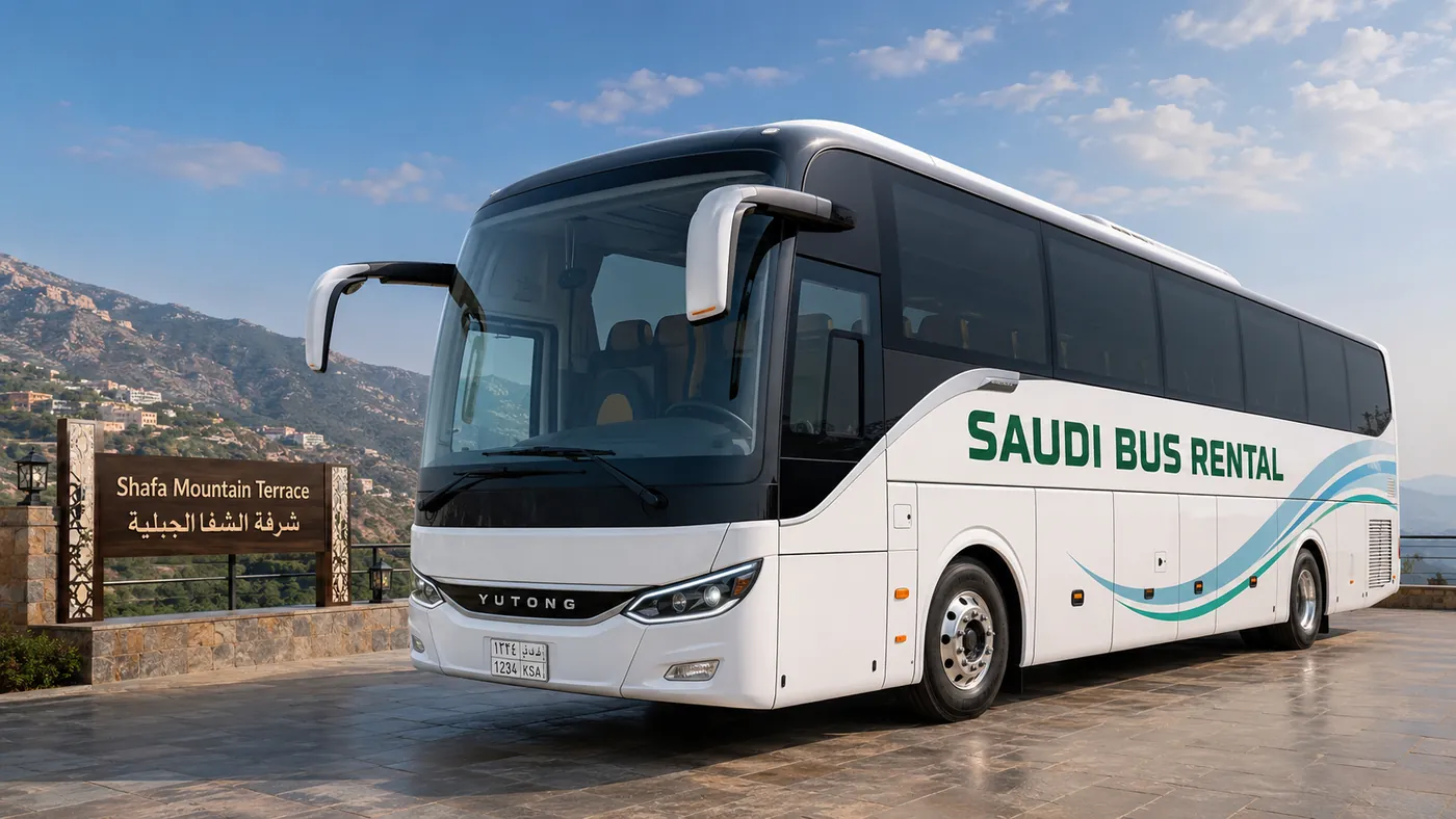 Premium Tourist Coach Saudi Arabia Exterior image for Saudi Bus Rental