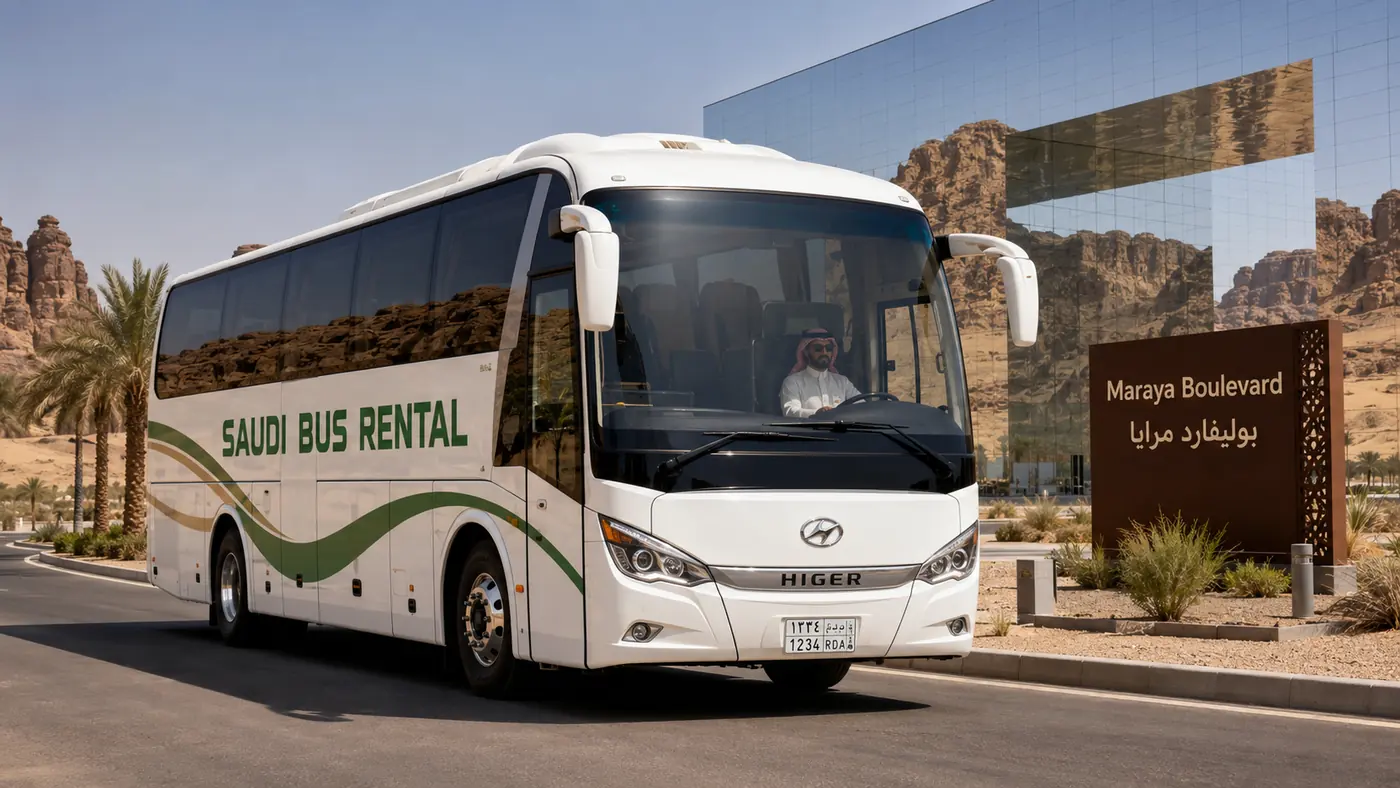 Premium Tourist Coach Saudi Arabia image for Saudi Bus Rental