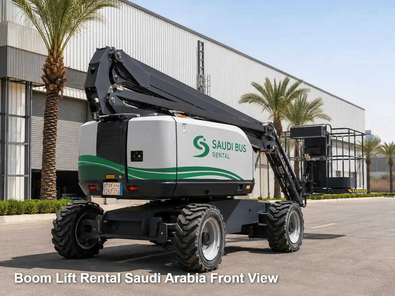 Boom Lift Rental Saudi Arabia front view image