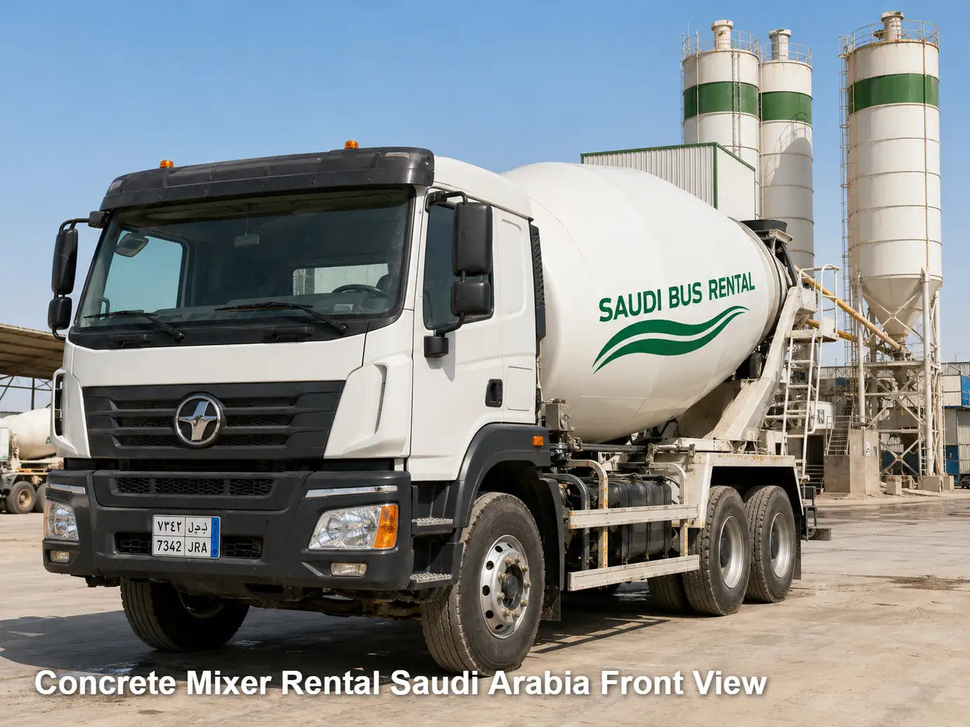 Concrete Mixer Rental Saudi Arabia front view image