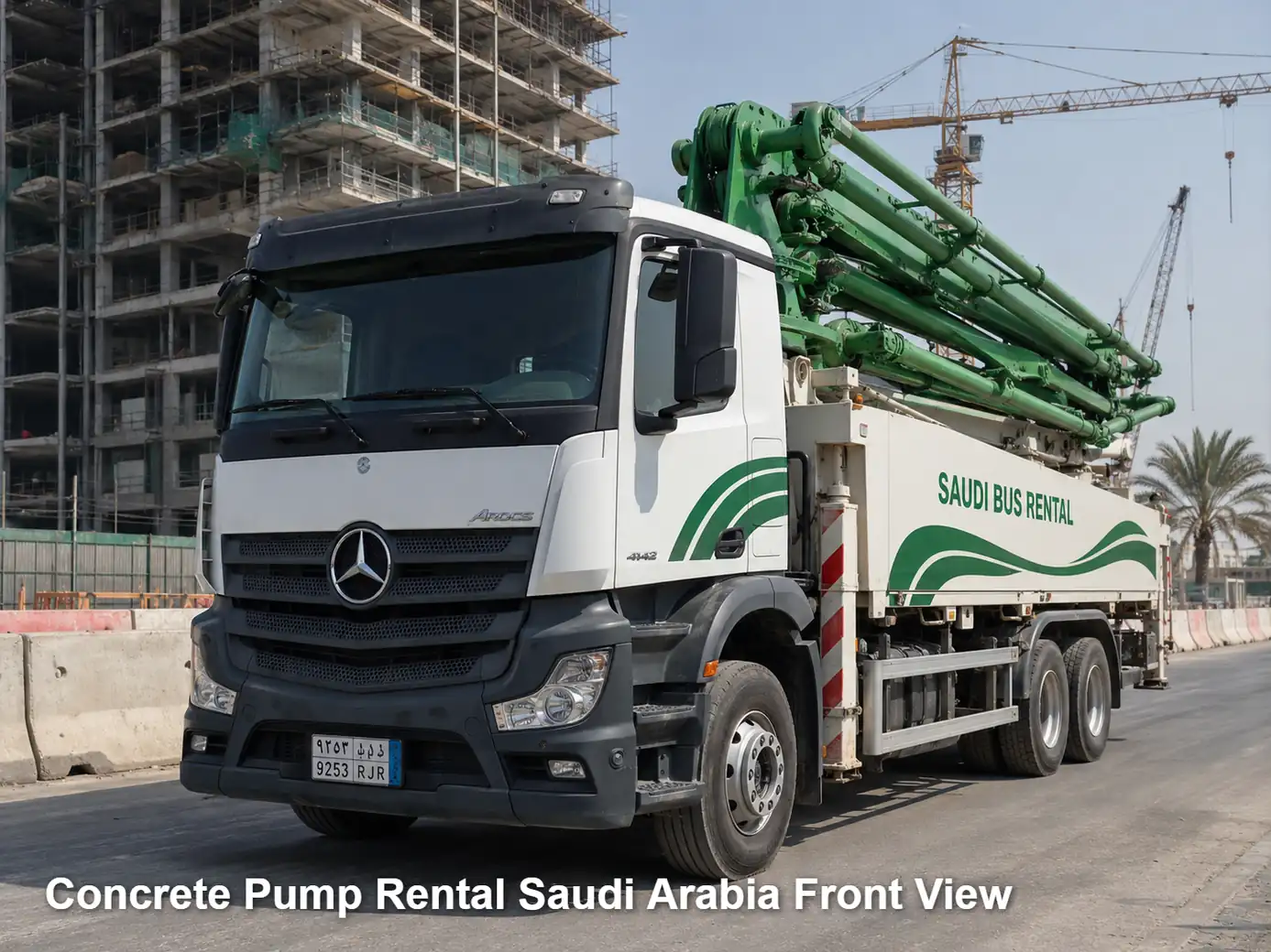Concrete Pump Rental Saudi Arabia front view image