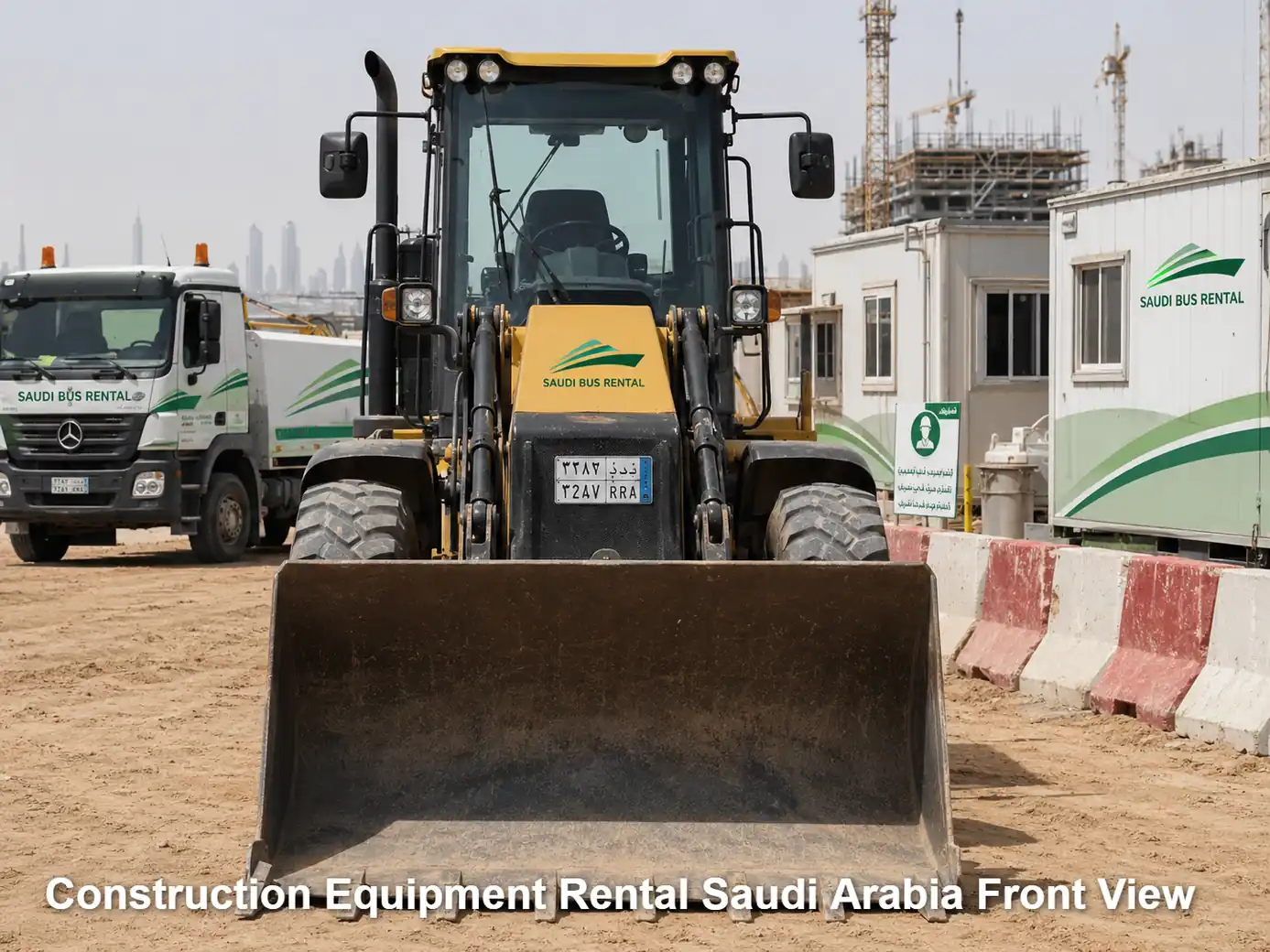 Construction Equipment Rental Saudi Arabia front view image
