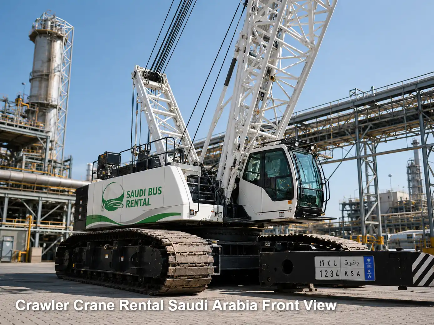 Crawler Crane Rental Saudi Arabia front view image
