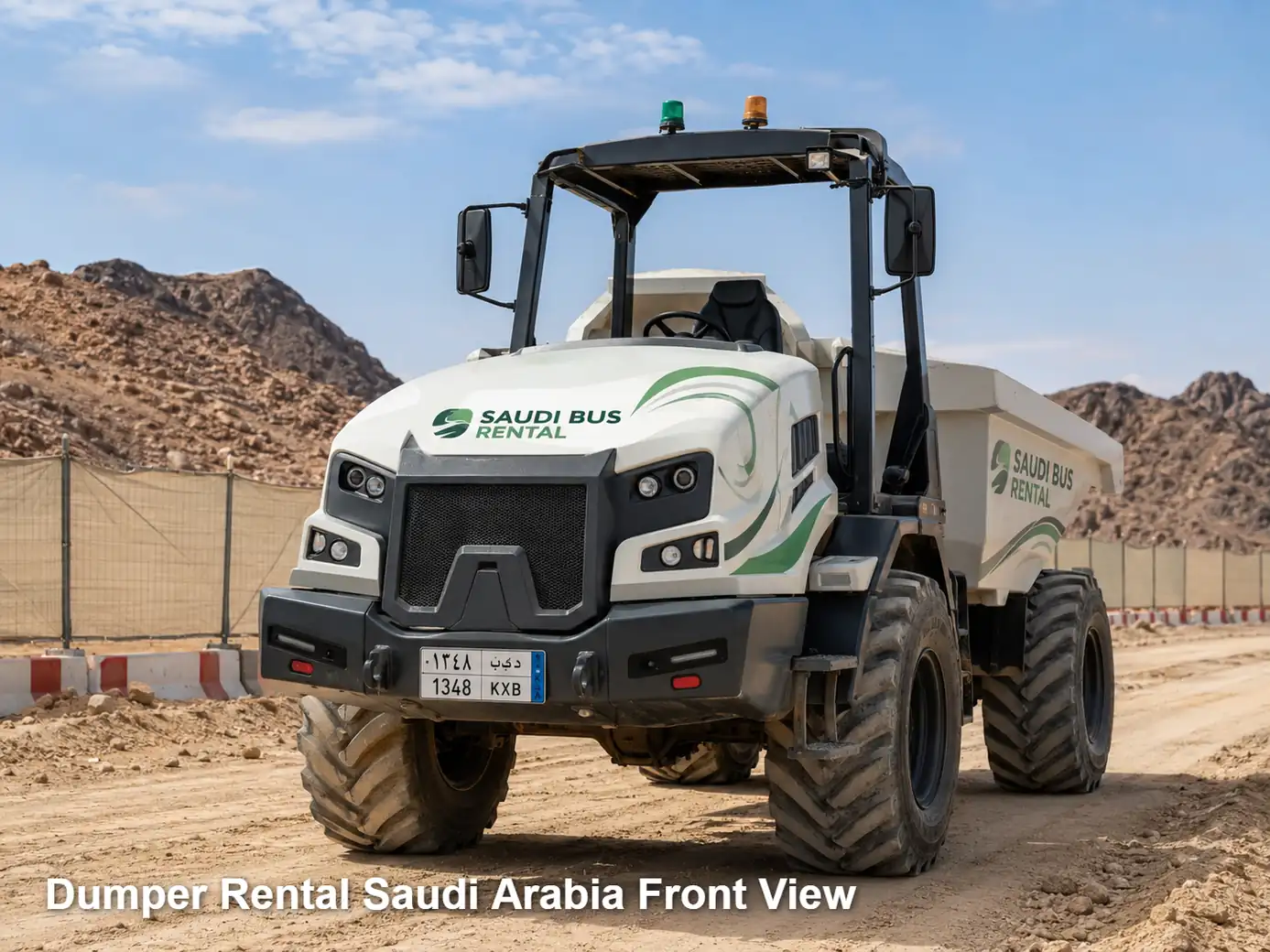 Dumper Rental Saudi Arabia front view image