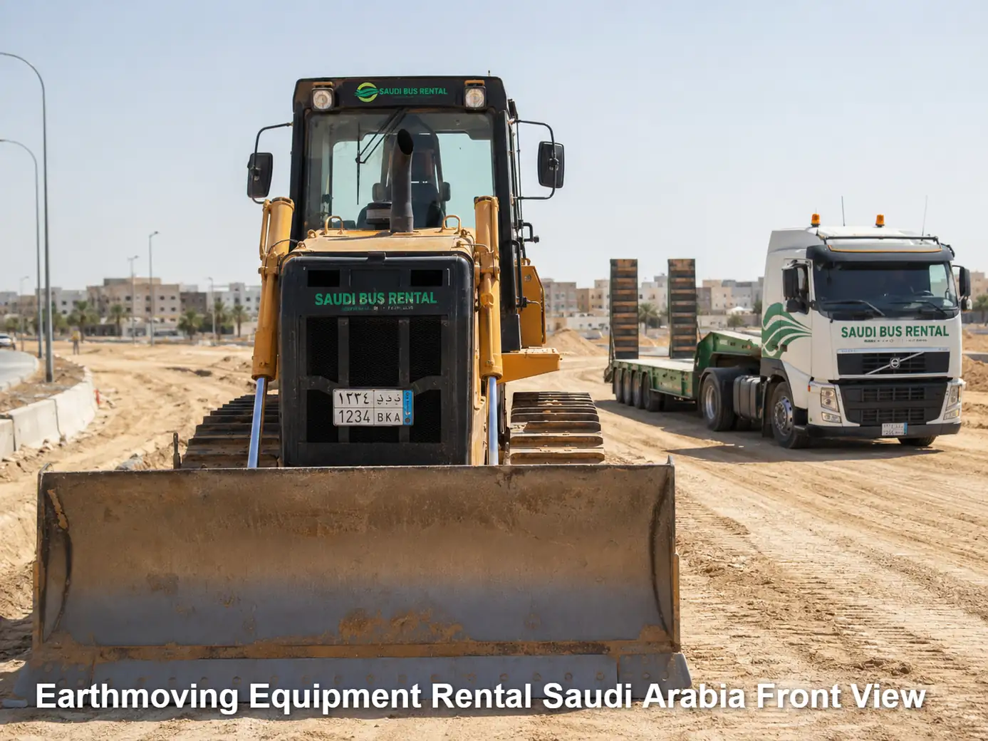 Earthmoving Equipment Rental Saudi Arabia front view image