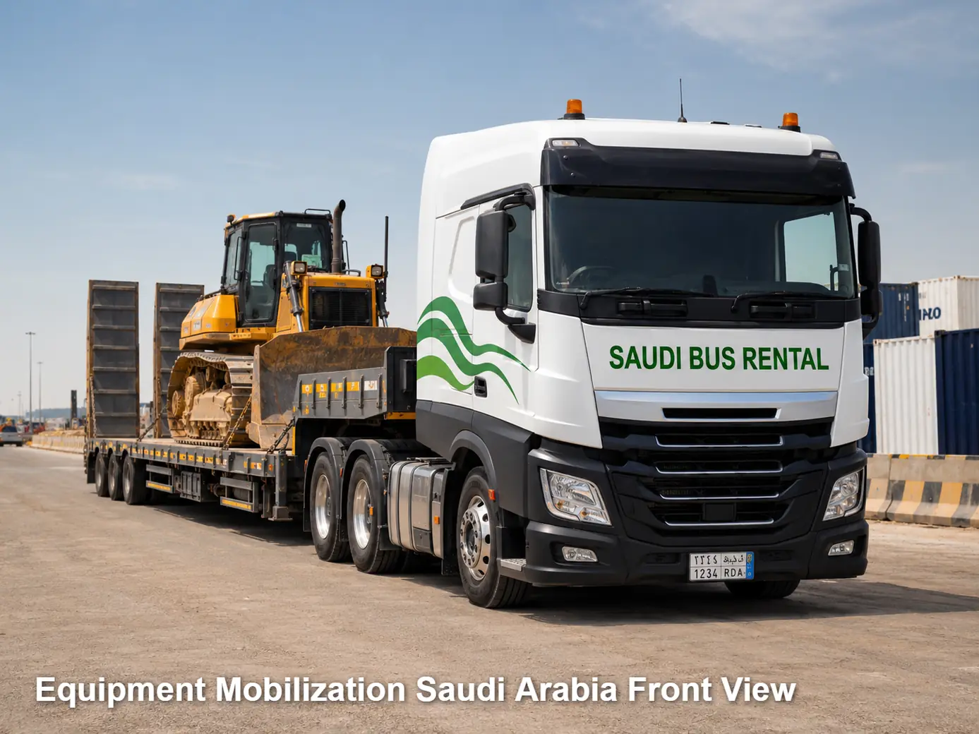 Equipment Mobilization Saudi Arabia front view image