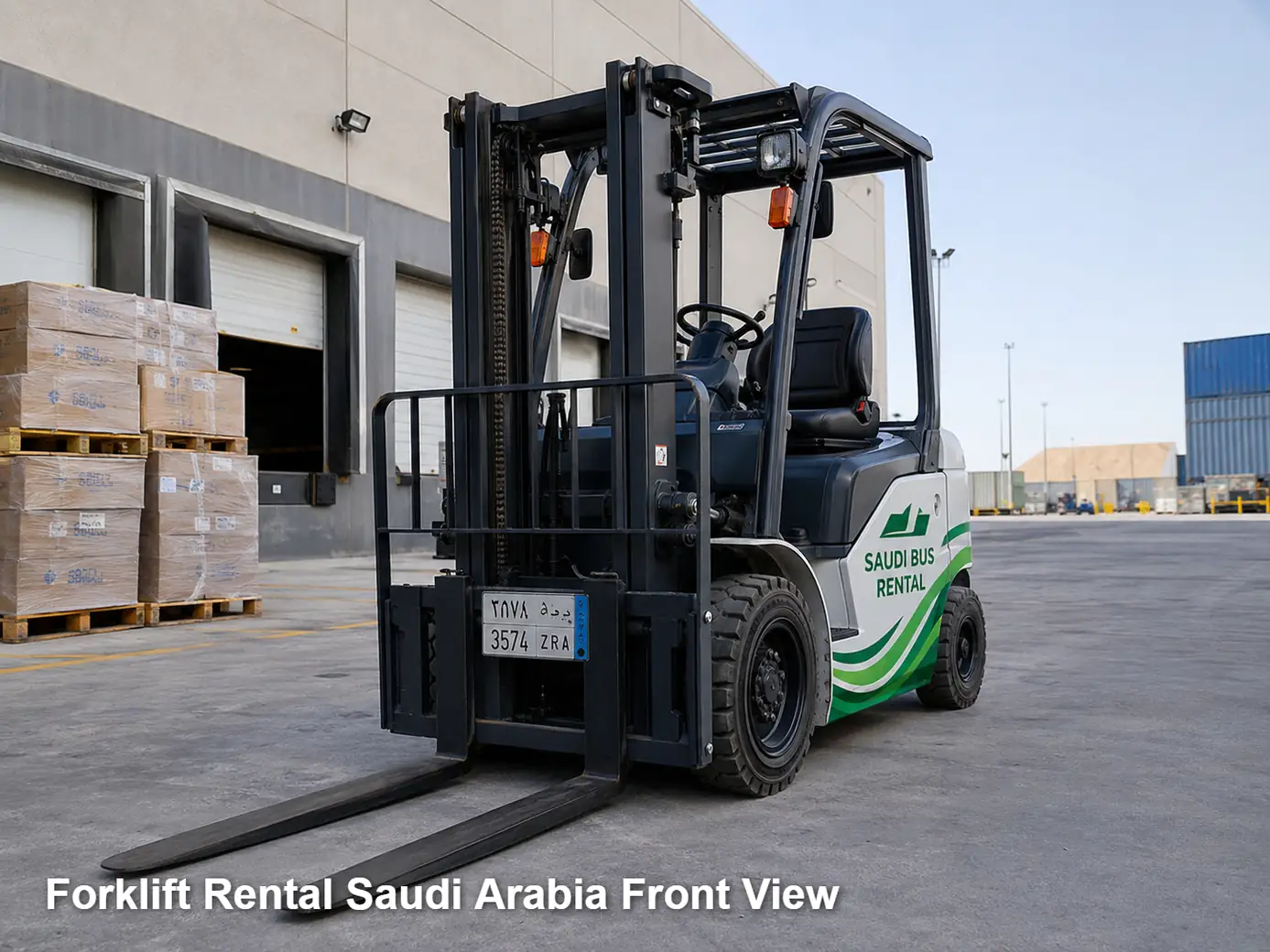 Forklift Rental Saudi Arabia front view image