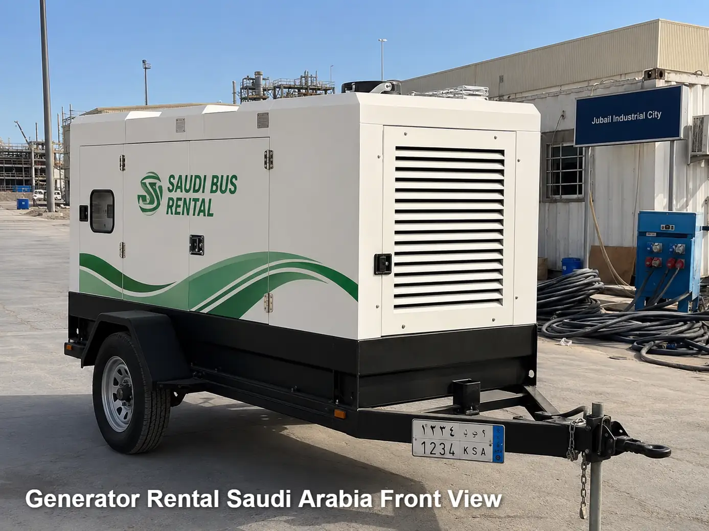 Generator Rental Saudi Arabia front view image