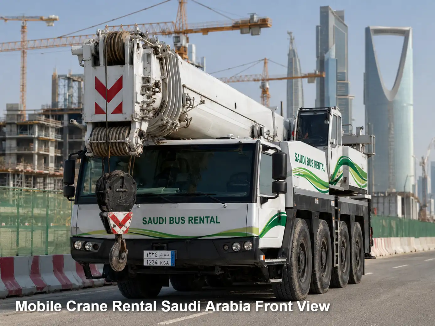 Mobile Crane Rental Saudi Arabia front view image