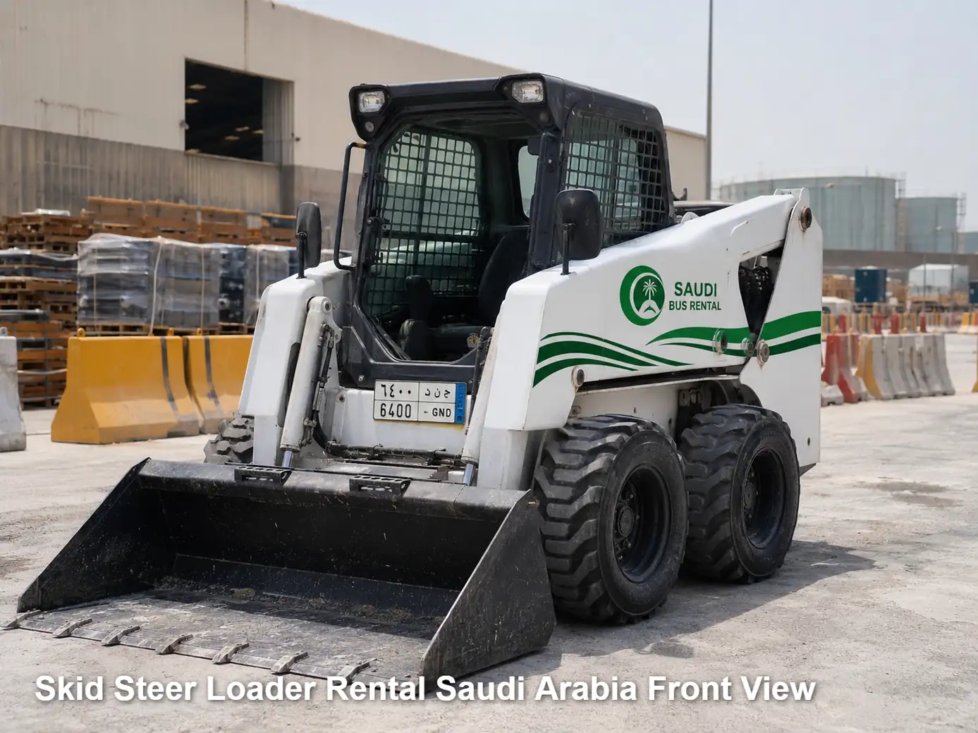 Skid Steer Loader Rental Saudi Arabia front view image