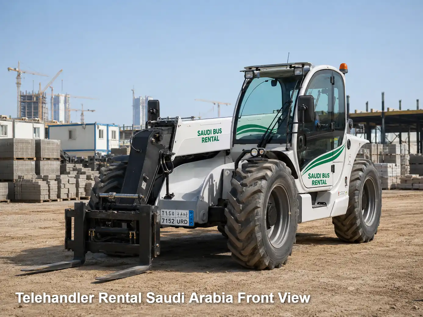 Telehandler Rental Saudi Arabia front view image