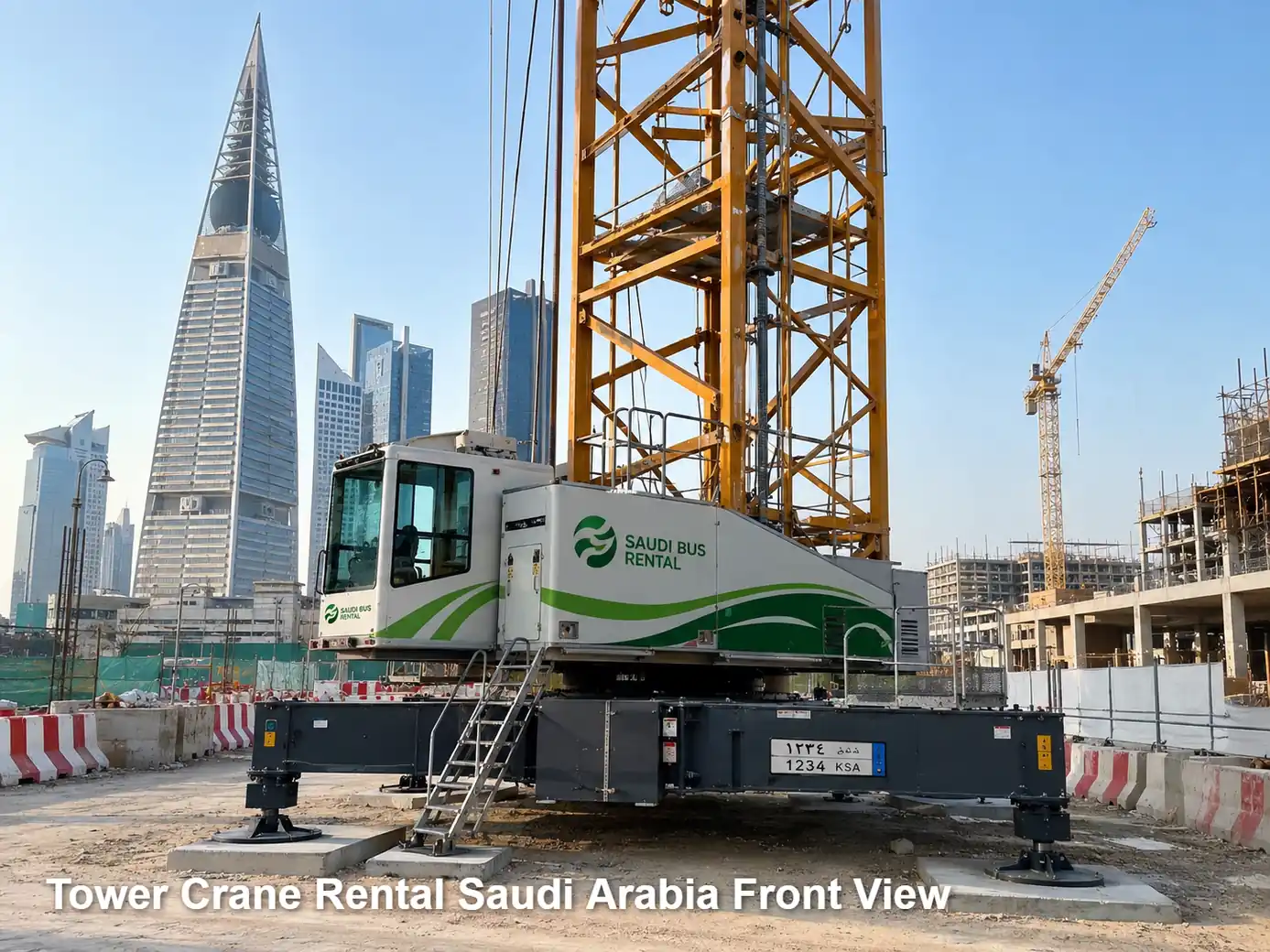 Tower Crane Rental Saudi Arabia front view image