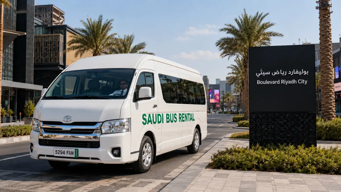 Family Group Transport Saudi Arabia image for Saudi Bus Rental