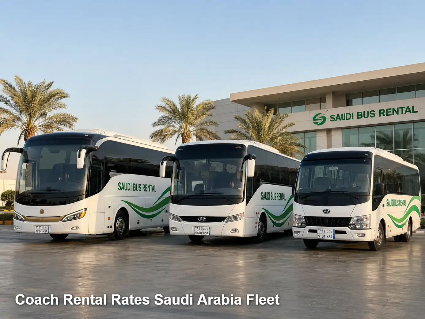 Coach Rental Rates Saudi Arabia fleet image