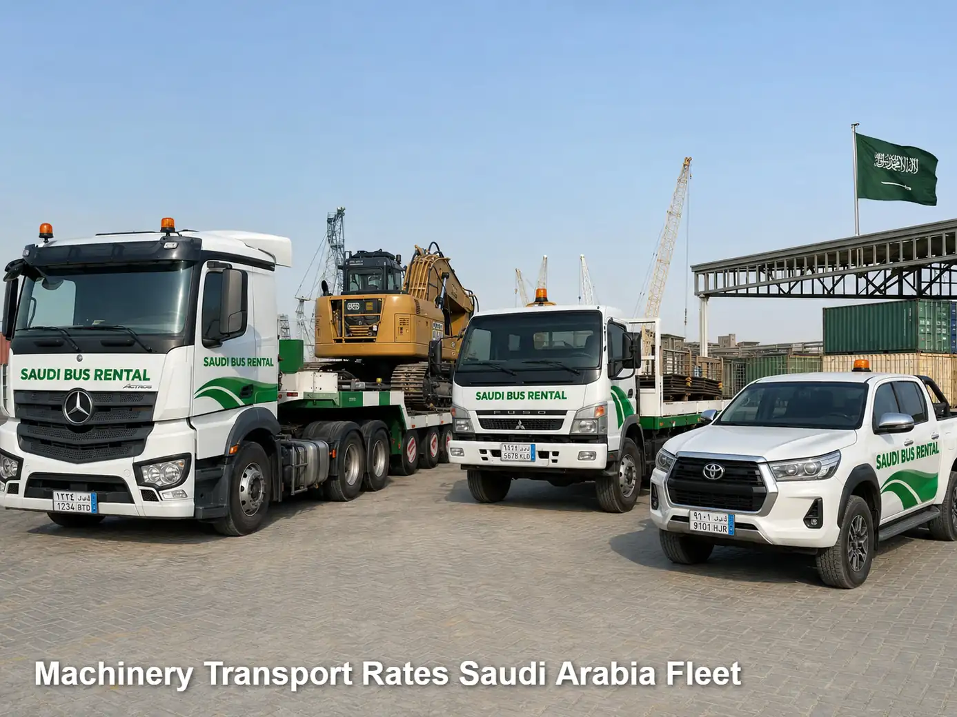 Machinery Transport Rates Saudi Arabia fleet image