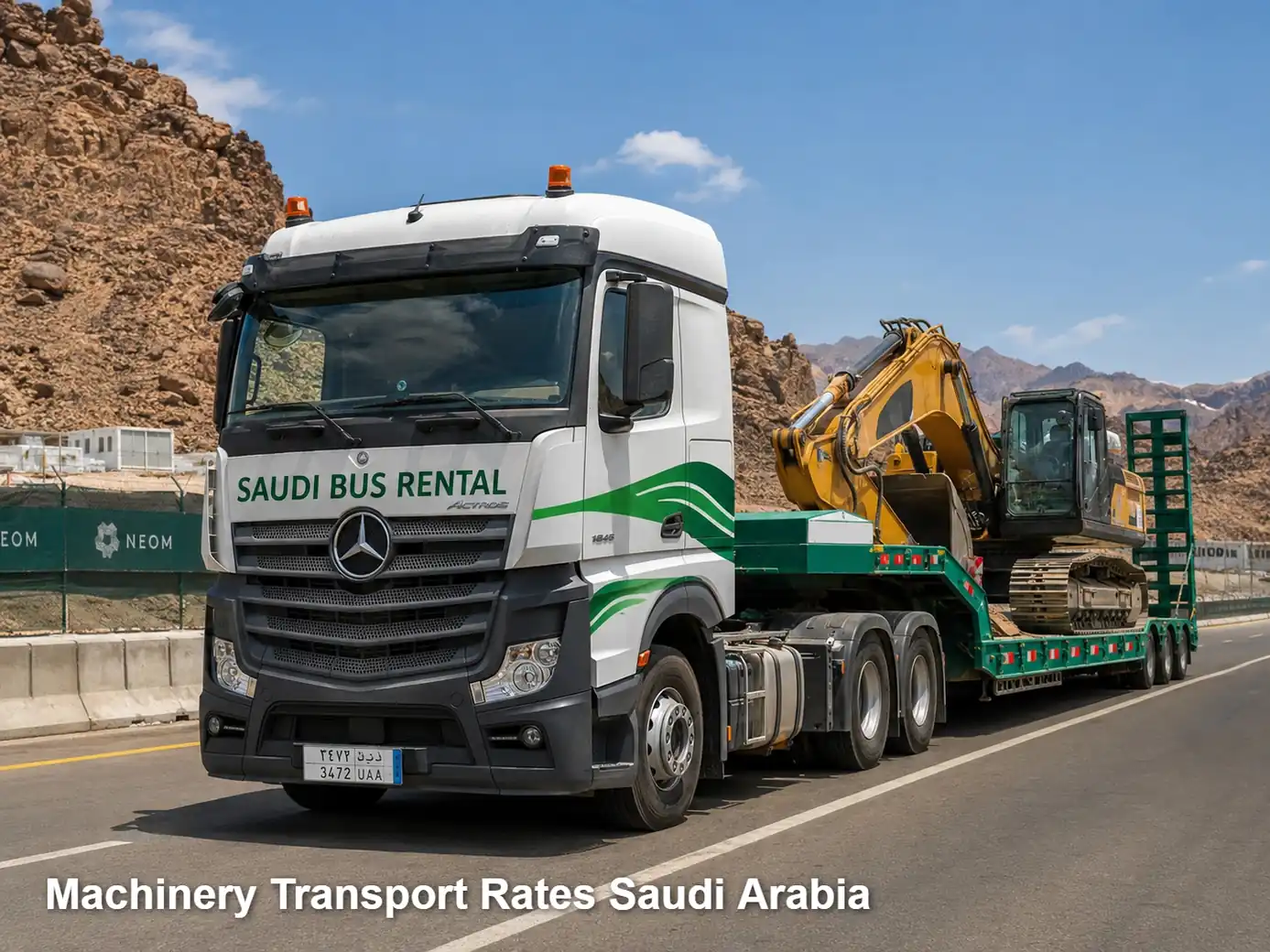 Machinery Transport Rates Saudi Arabia image for Saudi Bus Rental