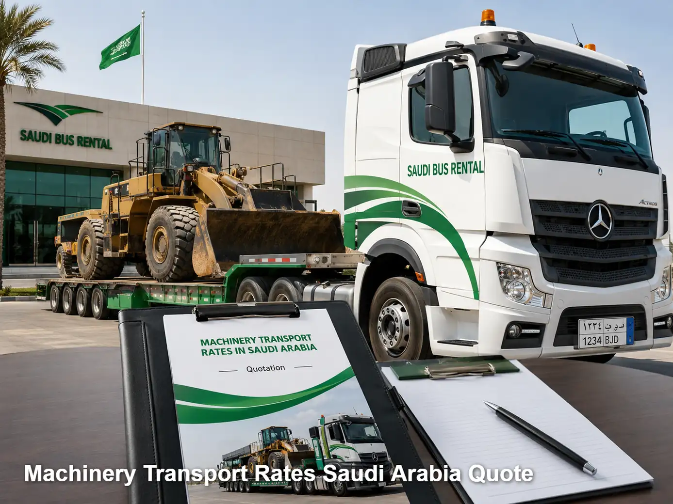 Machinery Transport Rates Saudi Arabia Quote image for Saudi Bus Rental