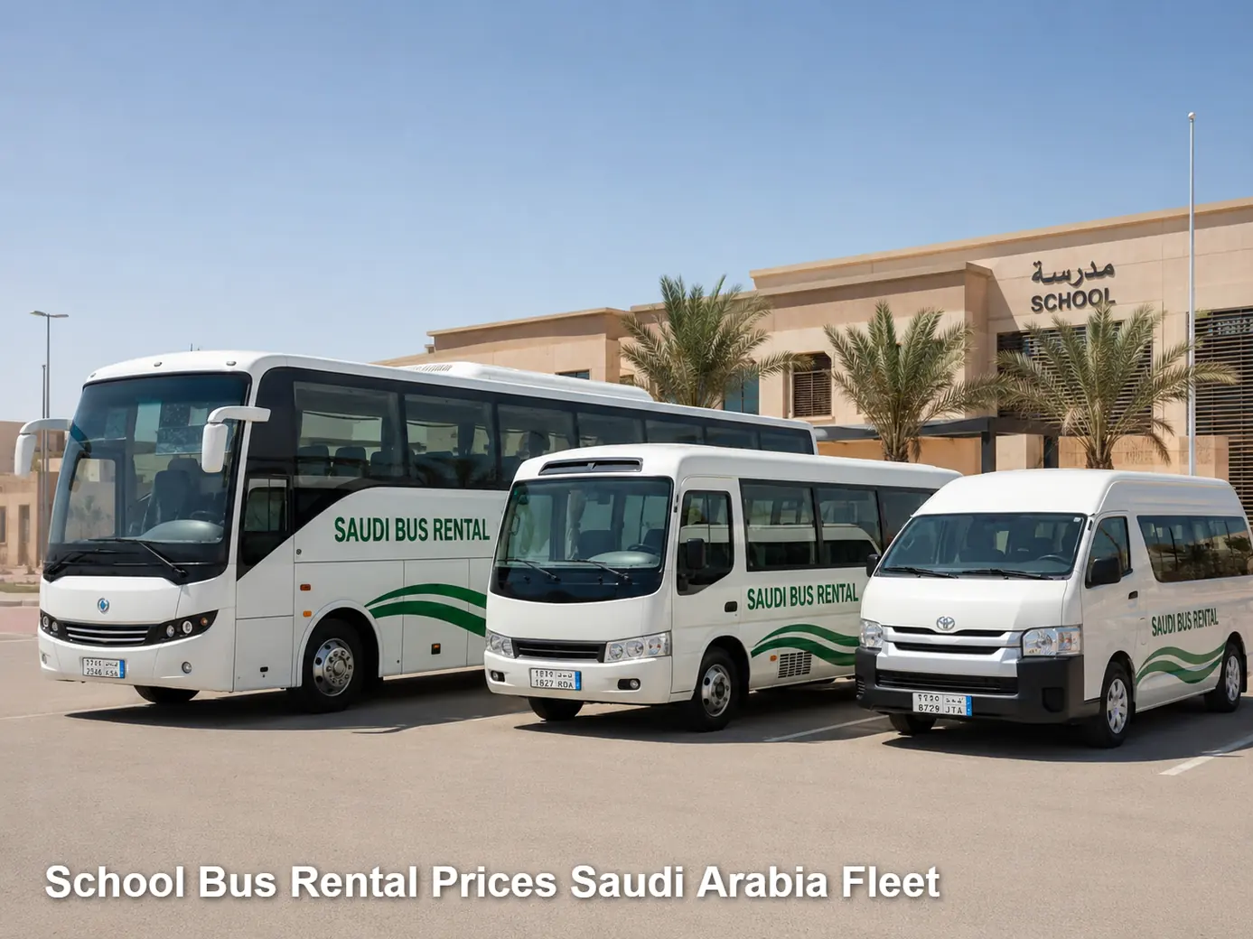 School Bus Rental Prices Saudi Arabia fleet image