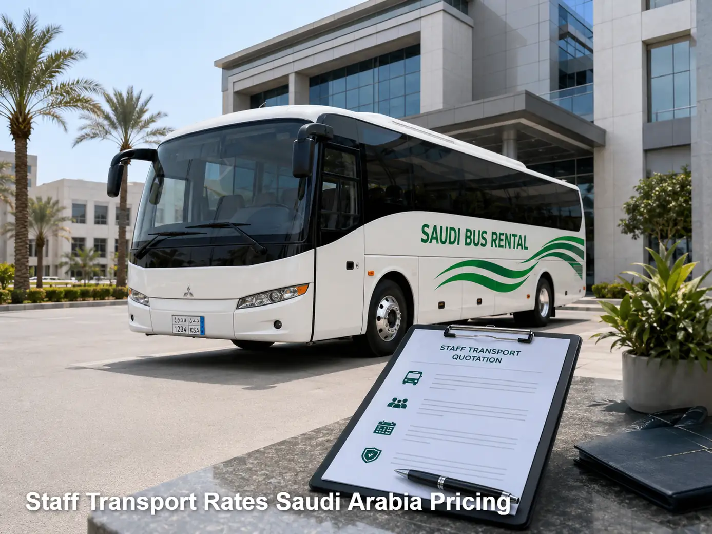 Staff Transport Rates Saudi Arabia Pricing image for Saudi Bus Rental