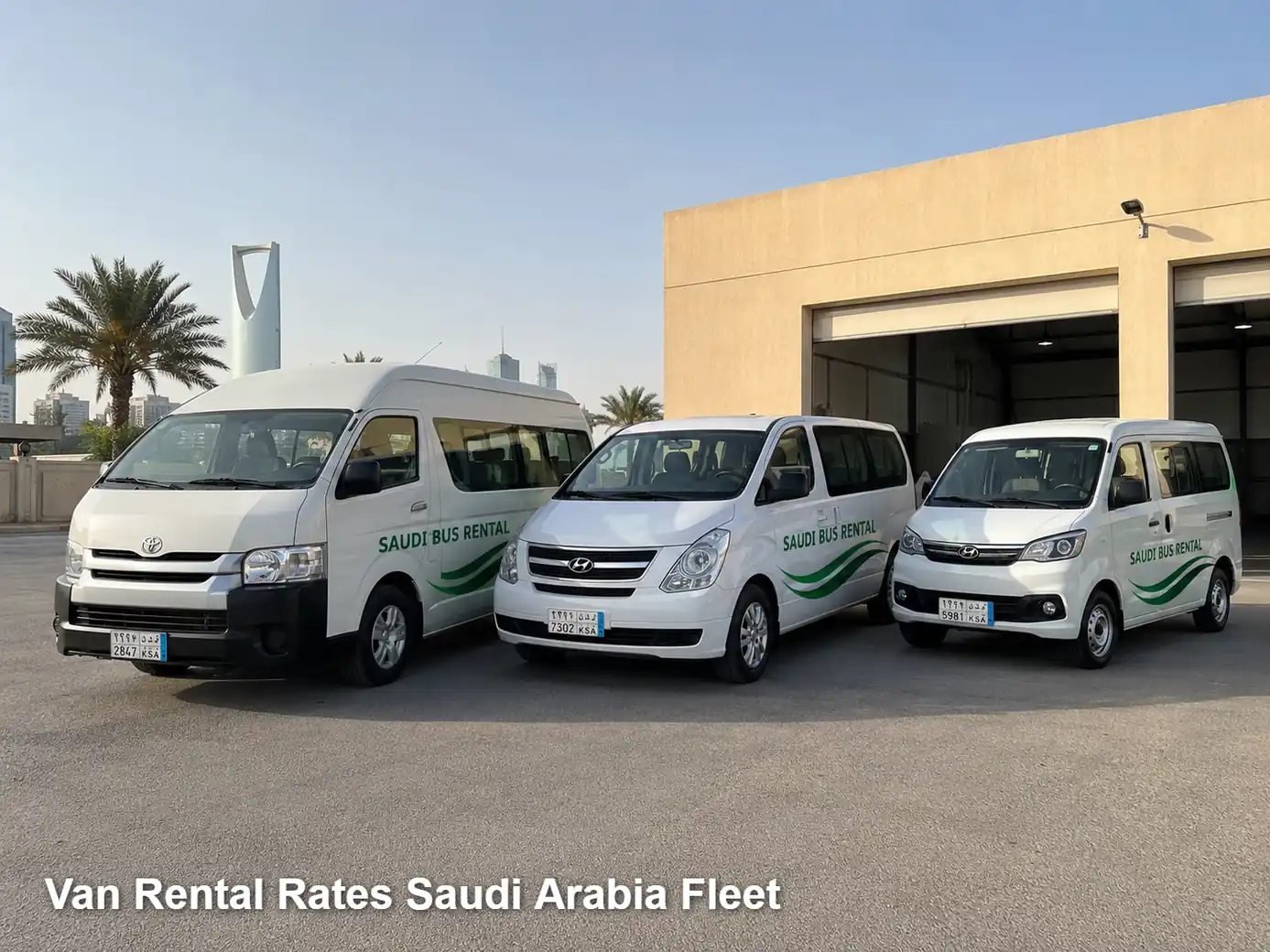 Van Rental Rates Saudi Arabia fleet image