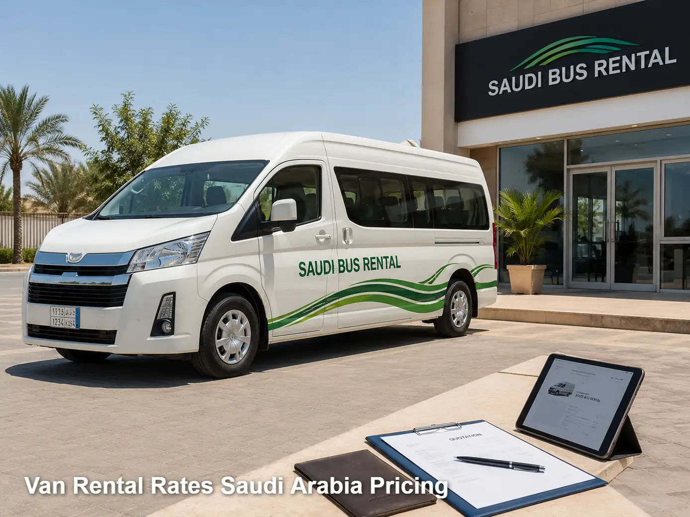 Van Rental Rates Saudi Arabia Pricing image for Saudi Bus Rental