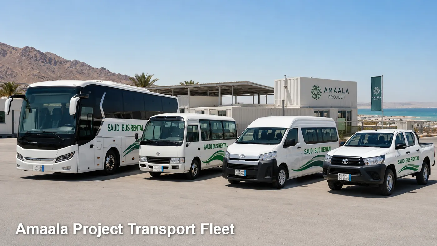 AMAALA destination mobility vehicle planning