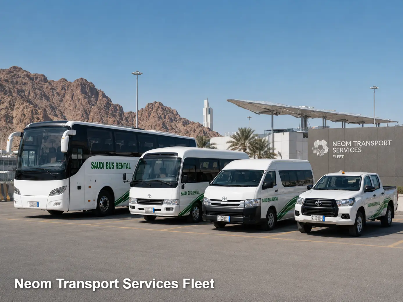 NEOM site mobility vehicle planning