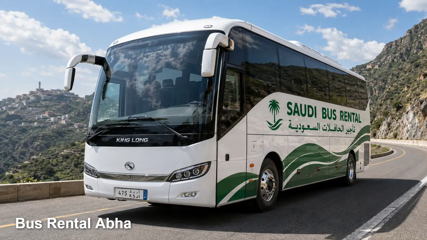 Bus Rental Abha hero for bus rental booking in Abha