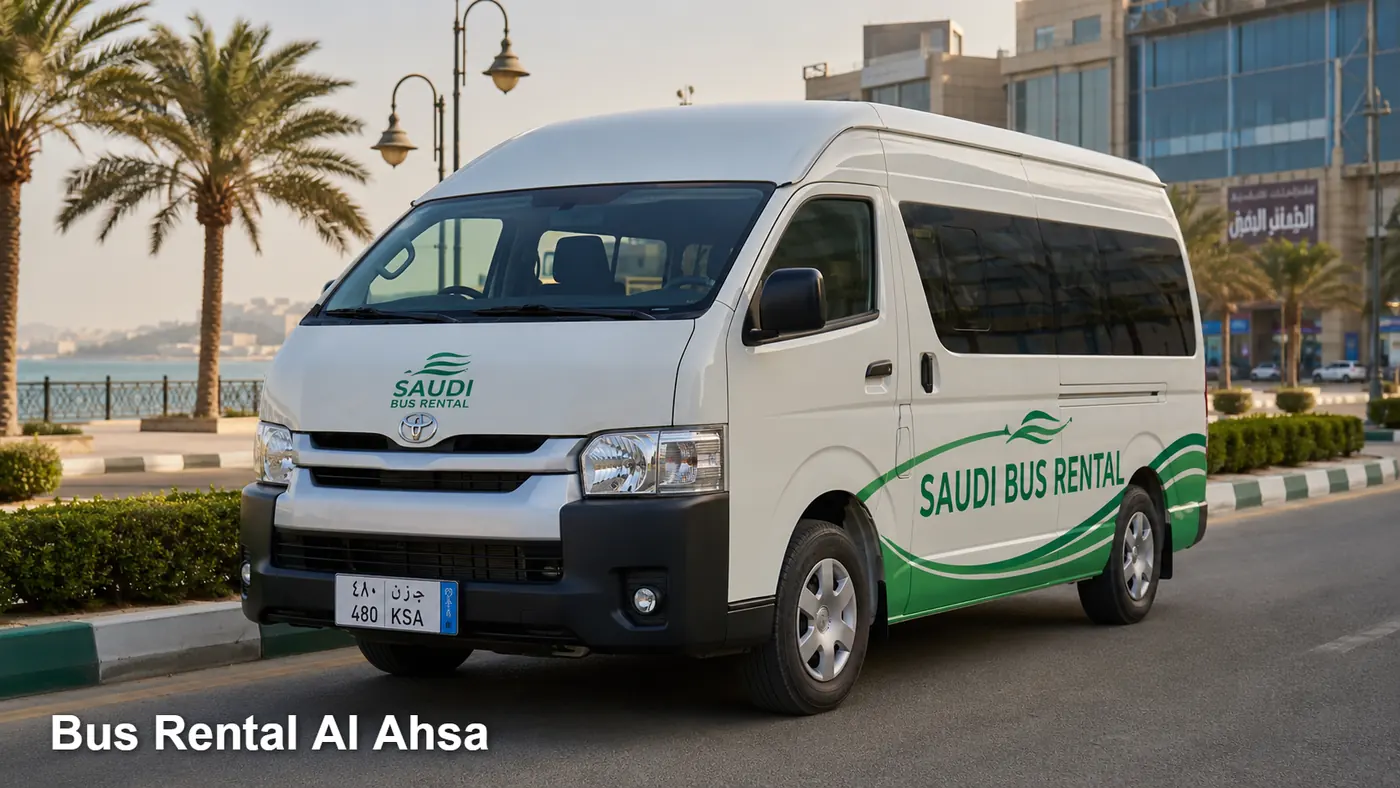 Bus Rental Al Ahsa hero for bus rental booking in Al Ahsa