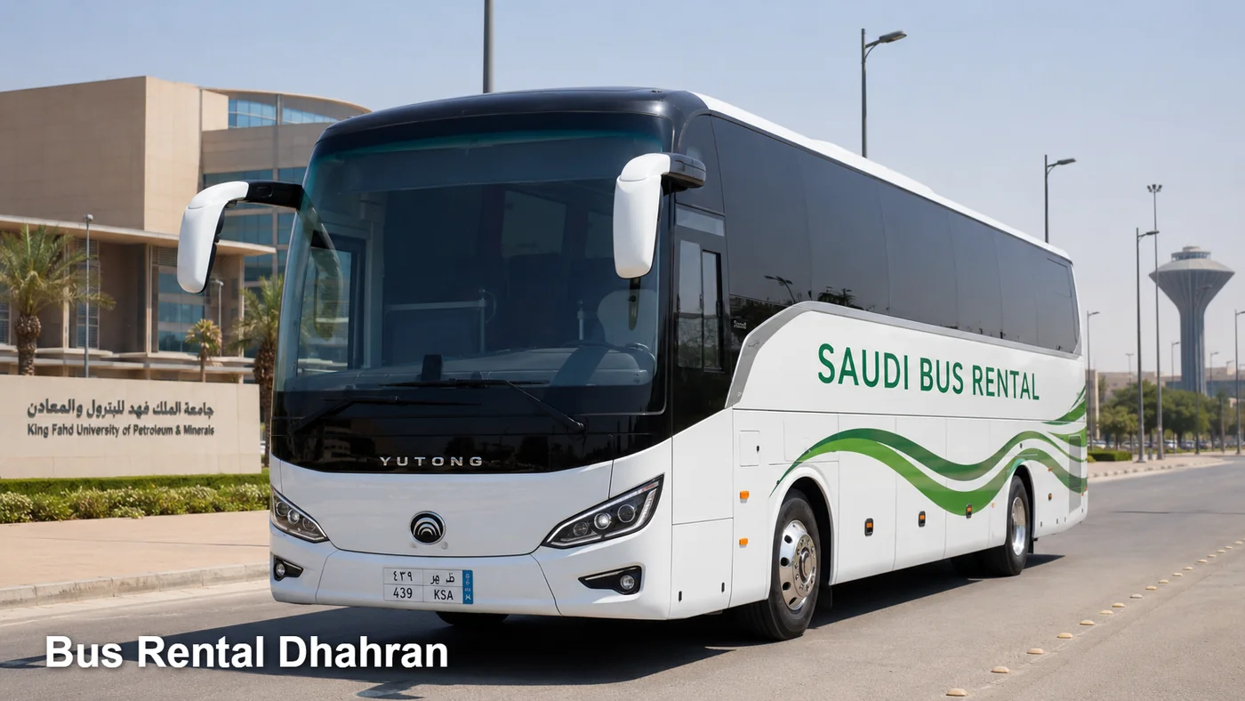 Bus Rental Dhahran hero for bus rental booking in Dhahran