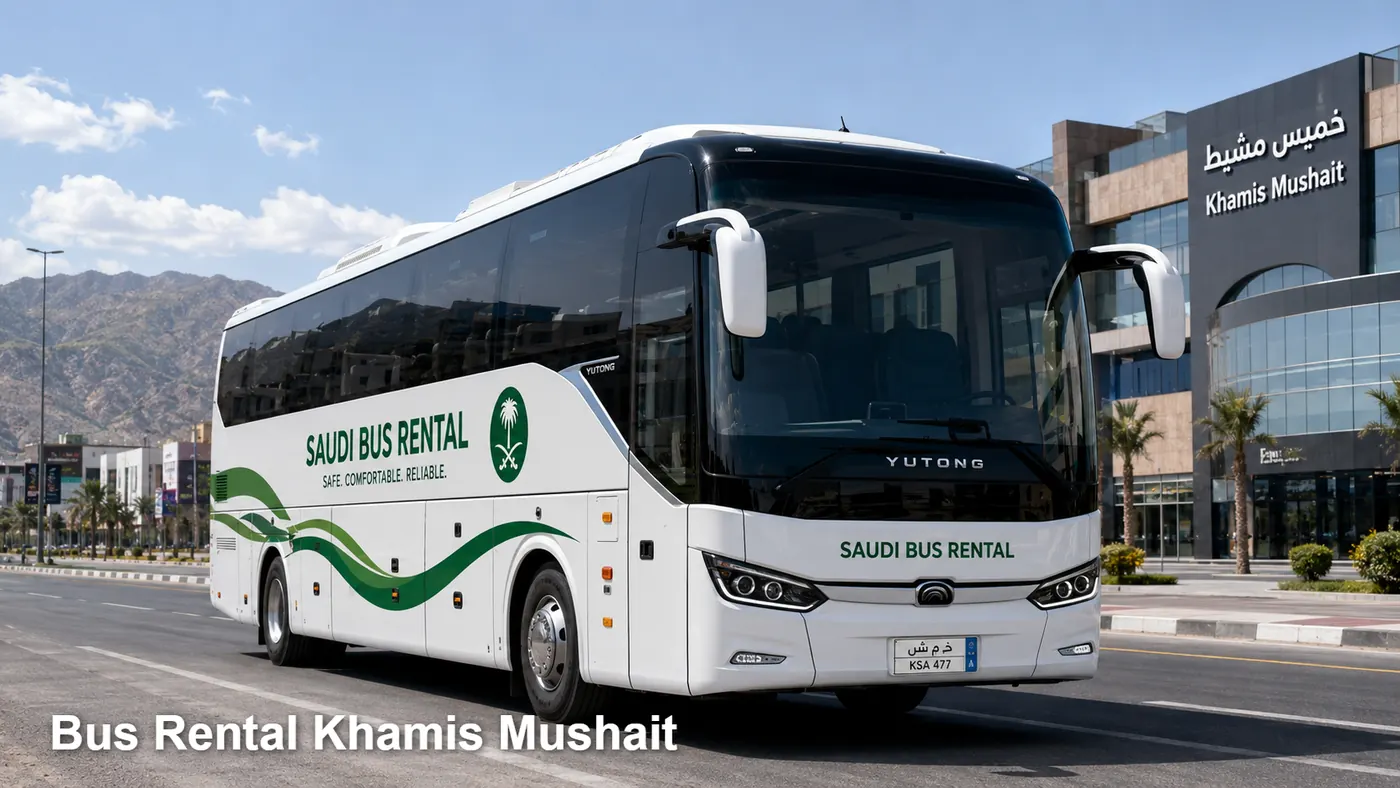 Bus Rental Khamis Mushait hero for bus rental booking in Saudi Arabia