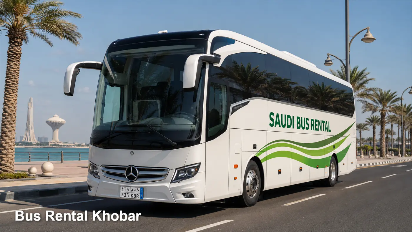 Bus Rental Khobar hero for bus rental booking in Khobar