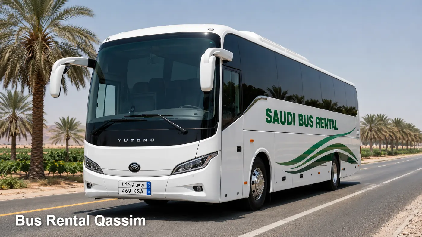 Bus Rental Qassim hero for bus rental booking in Qassim