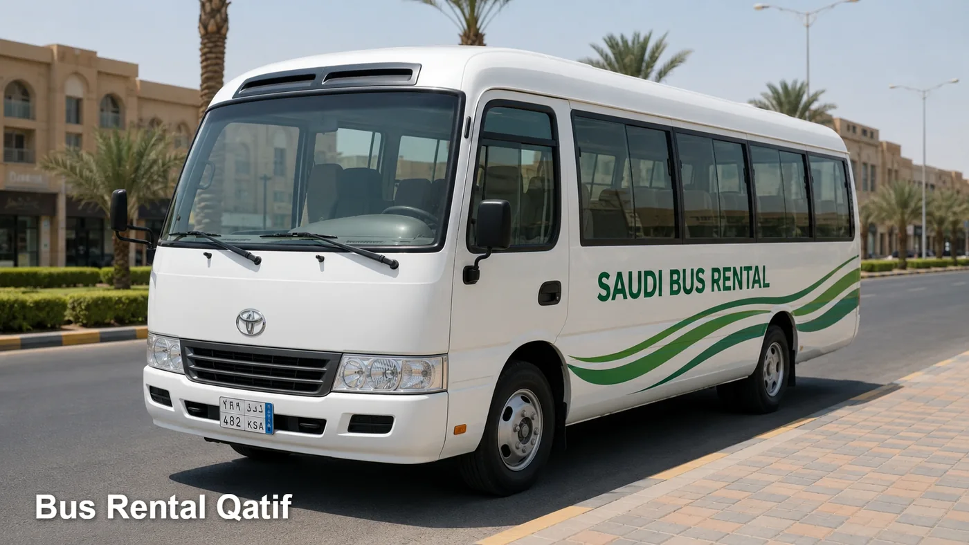 Bus Rental Qatif hero for bus rental booking in Saudi Arabia