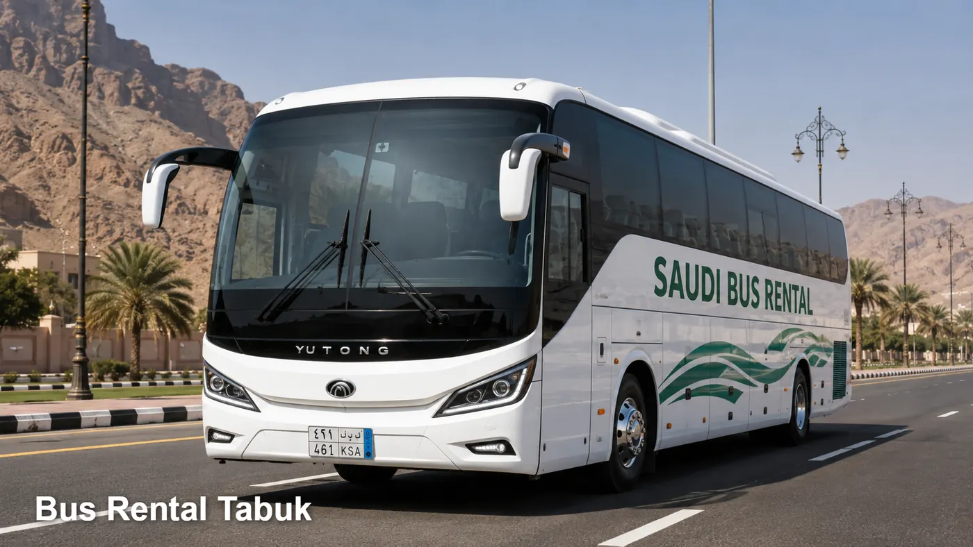 Bus Rental Tabuk hero for bus rental booking in Tabuk