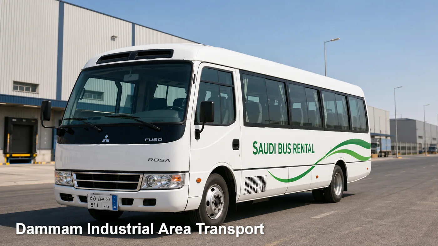 Dammam Industrial Area Transport hero for passenger transport in Dammam