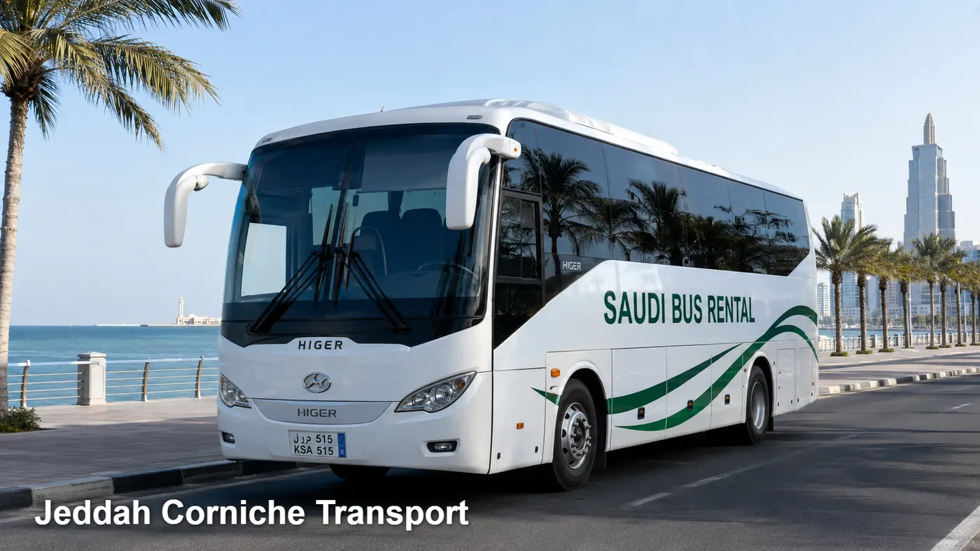 Jeddah Corniche Transport hero for passenger transport in Jeddah