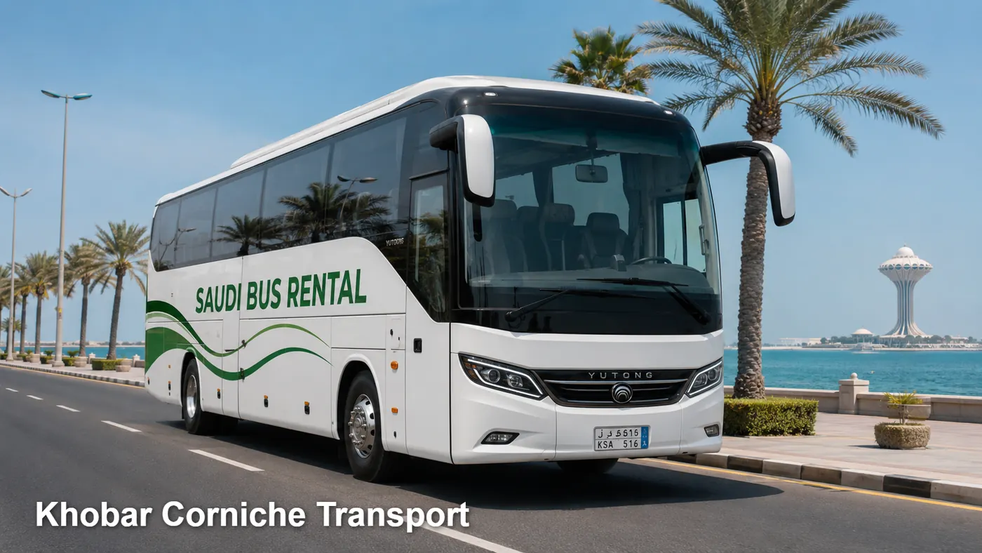 Khobar Corniche Transport hero for passenger transport in Khobar