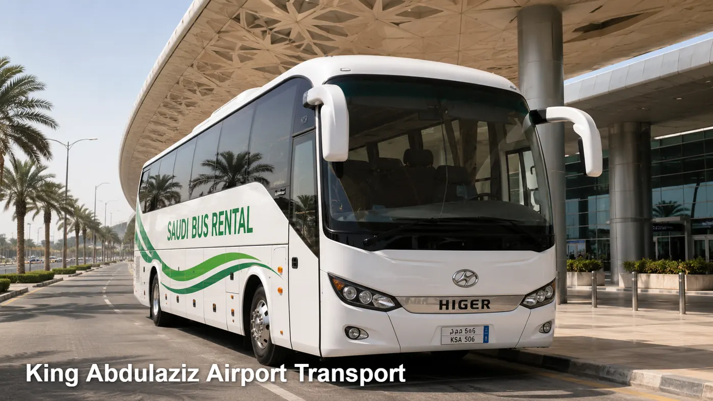 King Abdulaziz Airport Transport hero for airport group transfer in Saudi Arabia