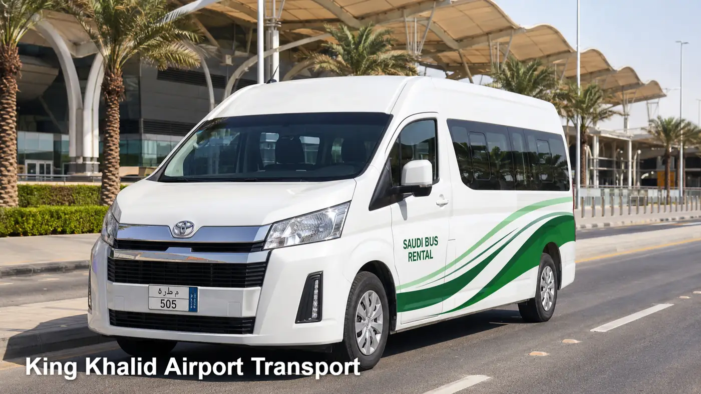 King Khalid International Airport Transport hero for airport group transfer in Saudi Arabia