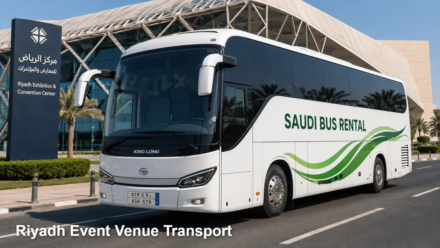 Riyadh Event Venue Transport hero for event shuttle movement in Riyadh