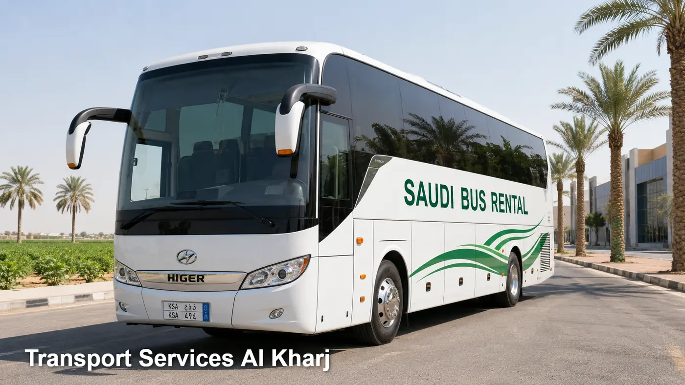 Transport Services Al Kharj hero for passenger transport in Saudi Arabia