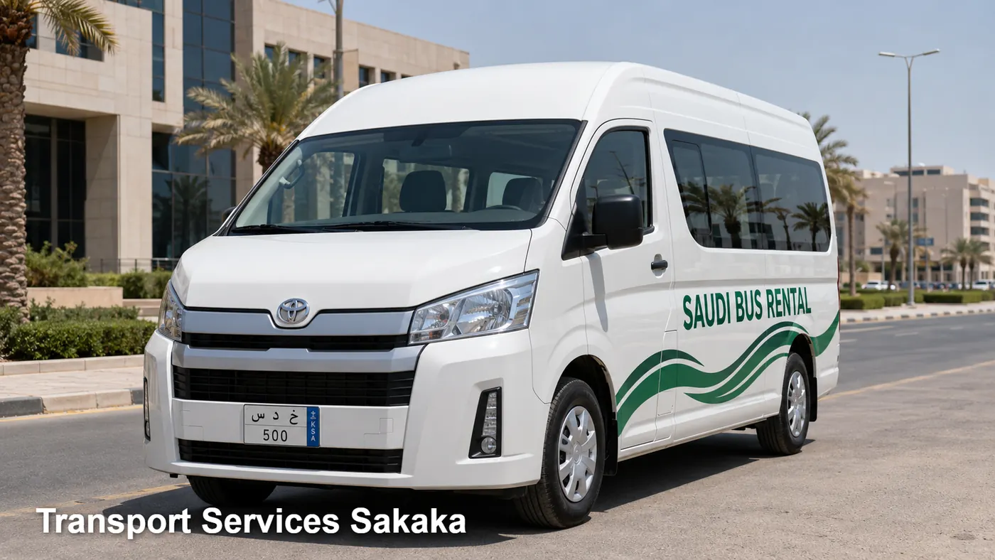 Transport Services Sakaka hero for passenger transport in Saudi Arabia