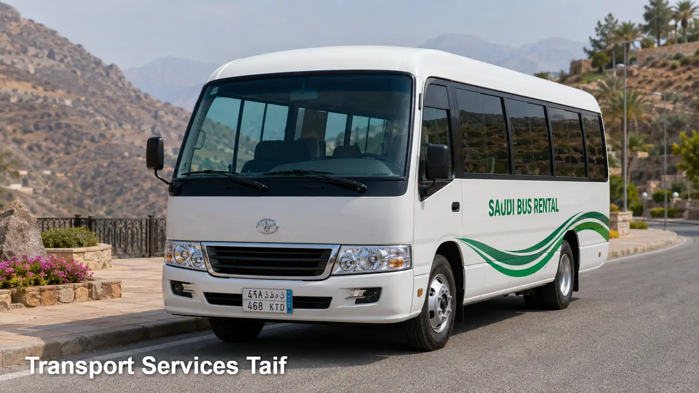 Transport Services Taif hero for passenger transport in Taif