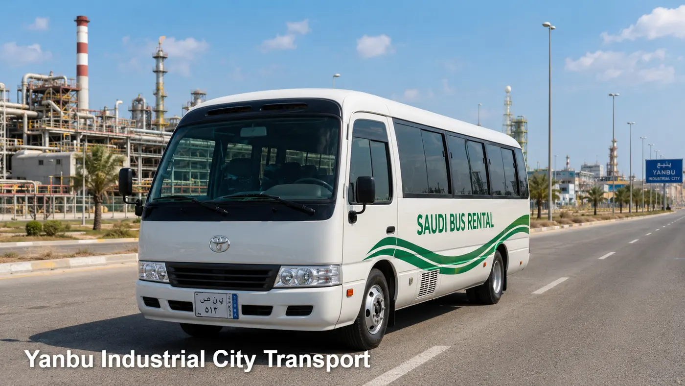 Yanbu Industrial City Transport hero for passenger transport in Yanbu