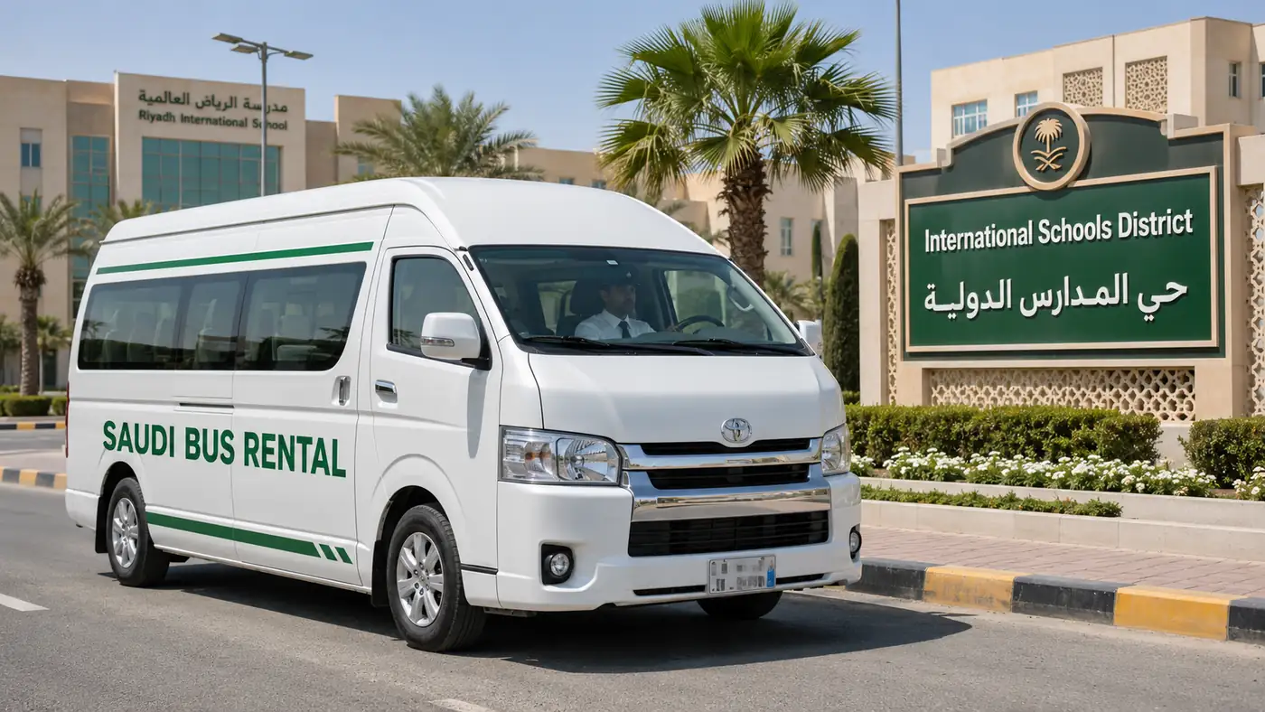 School Staff Transport Saudi Arabia education transport image supporting School Bus Rental Saudi Arabia route planning