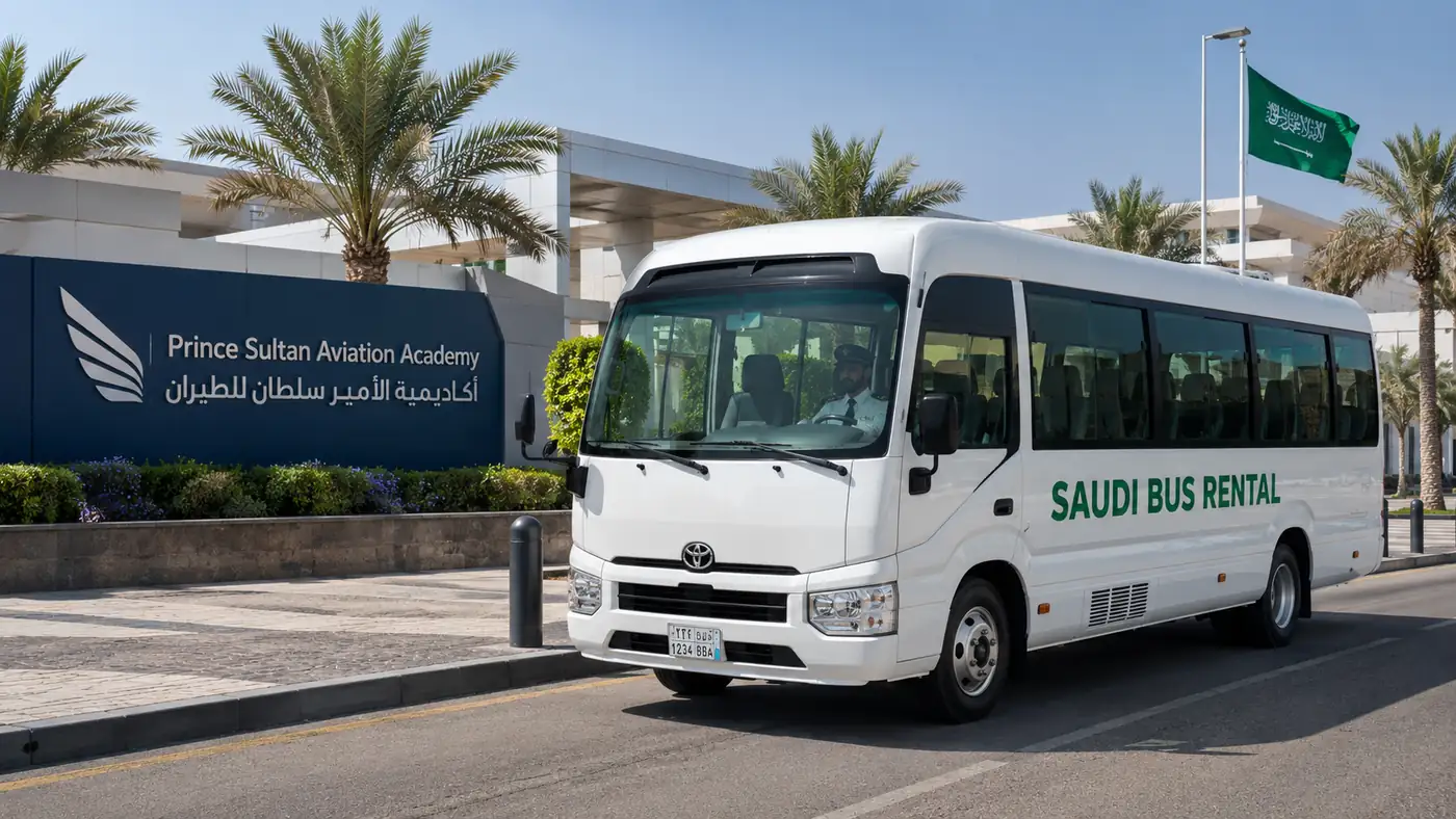 Training Institute Transport Saudi Arabia education transport image supporting Campus Shuttle Saudi Arabia route planning