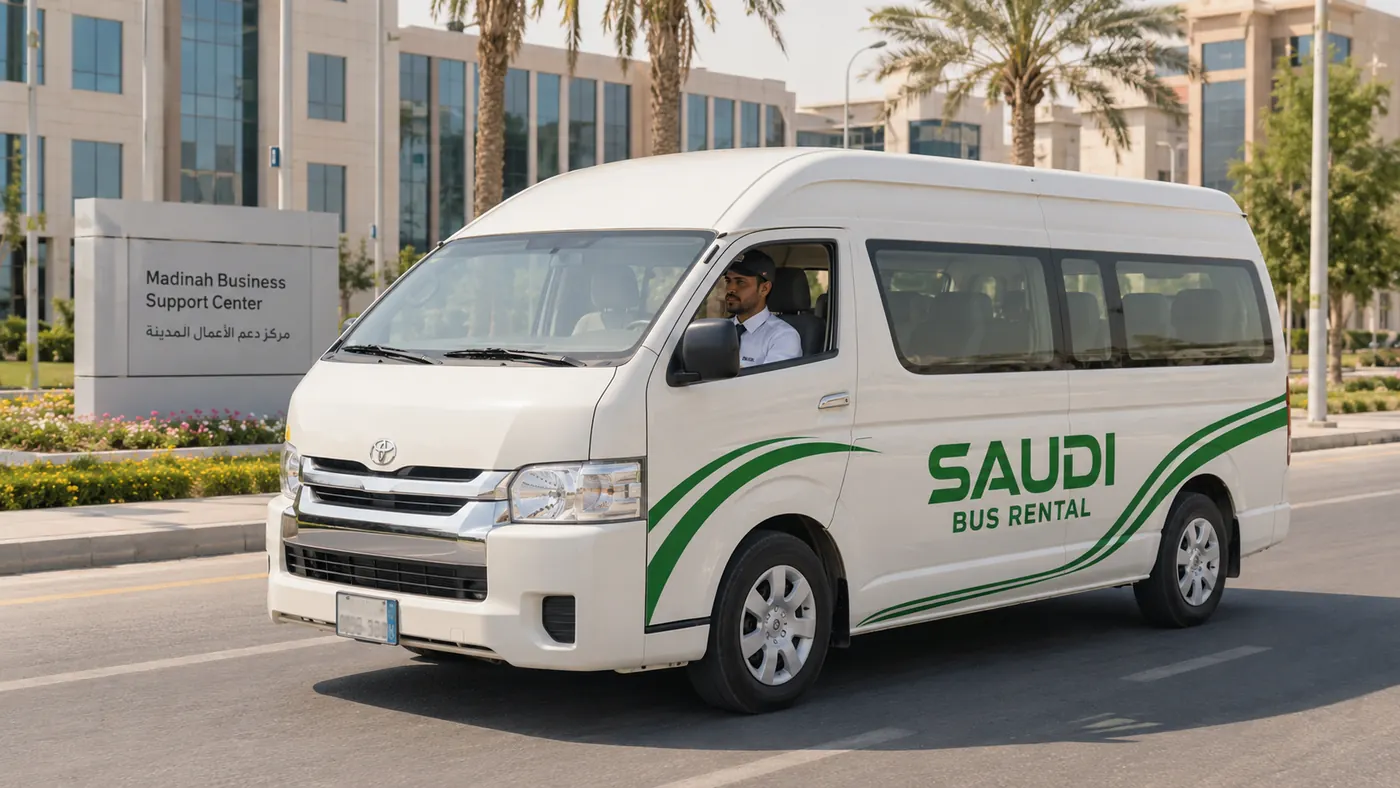 Call Center Staff Transport Saudi Arabia image for Saudi Bus Rental